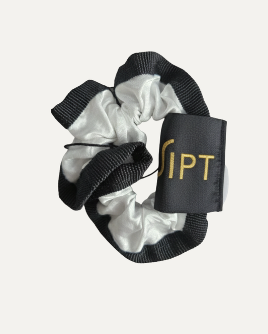 Attache Cheveux Signature - Noire/blanche