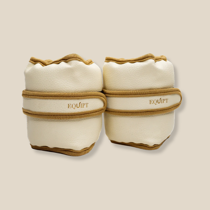 Uwraps - Bracelets Lestés (Chevilles & Poignets) - Ivoire / Caramel