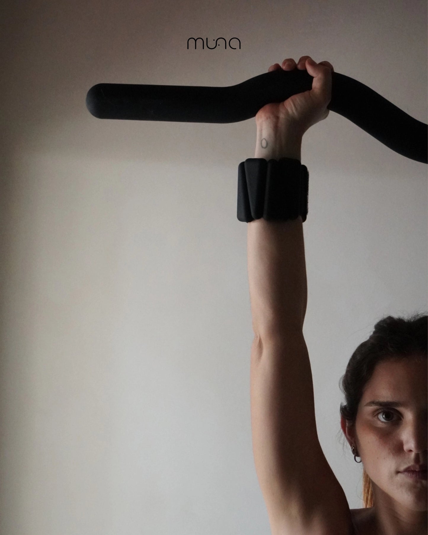 Barre Longue de Musculation - Milk Tea